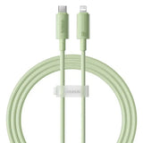 Baseus Habitat Series Fast Charging USB-C to Lightning Cable 1M - Natural Green - GulfStore.com