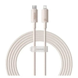 Baseus Habitat Series Fast Charging USB-C to Lightning Cable 2M - Wheat Pink - GulfStore.com
