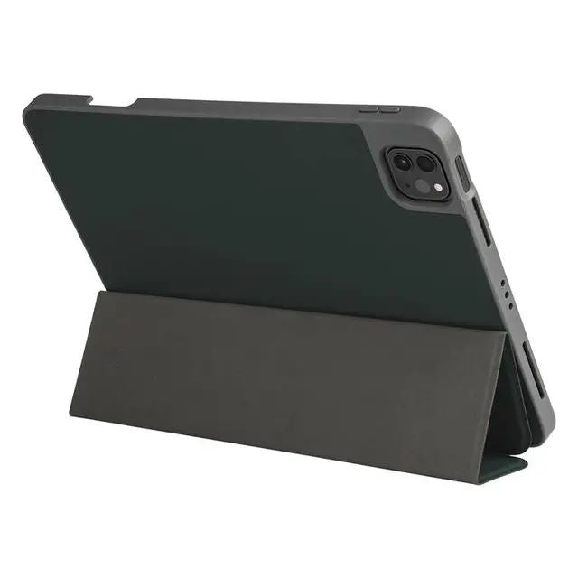 جرين - غطاء جلد فاخر لجهاز iPad Air 10.9 2020 و 11 2020/2021 GNIPL10920GN - أخضر
