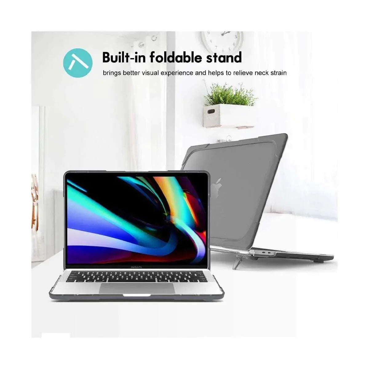 Green ShockProof Case For Macbook Pro 13.3