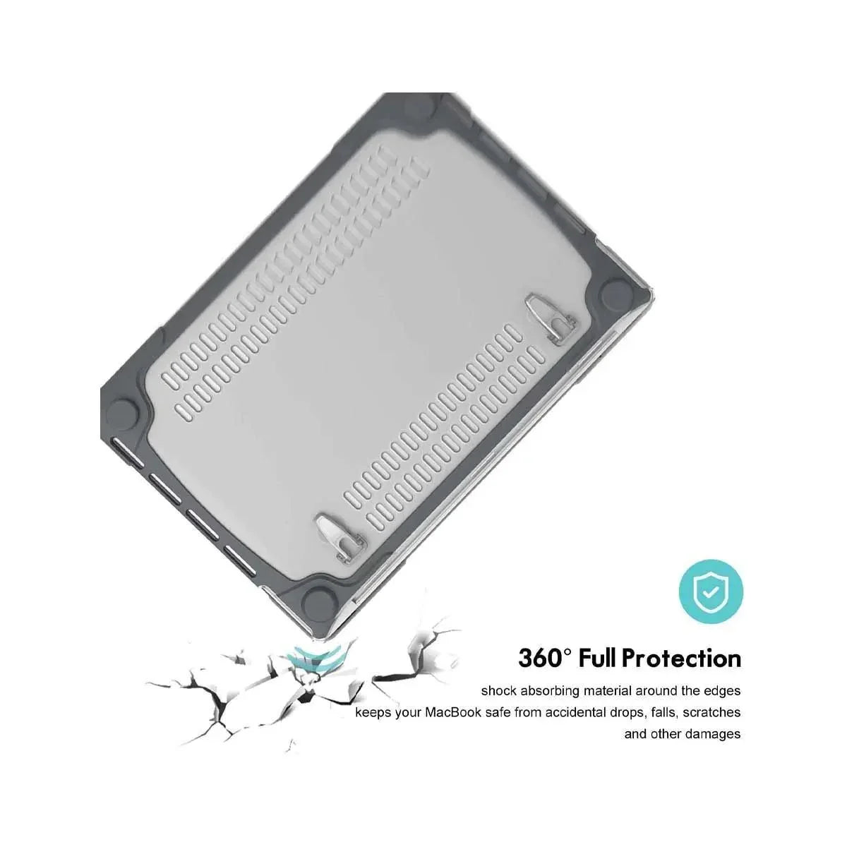 Green ShockProof Case For Macbook Pro 13.3
