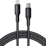 17927 | C2363 | Voltme Power Link Rugg Fast Charge Cable USB-C To Lighting 3A 30W | Rainbow Black