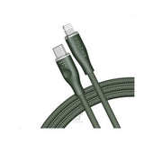 17929 | C2365 | Voltme Power Link Rugg Fast Charge Cable USB-C to Lighting 3A 30W | Rainbow Green