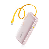 18511 | باور بانك فولت مي هايبر كور 10K رولز 10000 مللي أمبير في الساعة | شحن سريع 30 واط PD | وردي