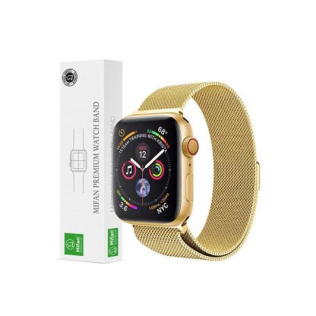 Devia Elegant Series Milanese LoopFor Apple Watch 4 (44MM) - Gold