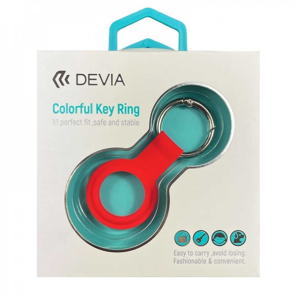 ديفا حلقة مفاتيح سيليكون - أحمر