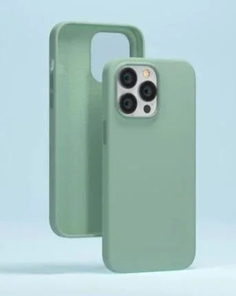 جراب سيليكون DEVIA NATURE SERIES لهاتف iPhone 14 MAX - أخضر فاتح