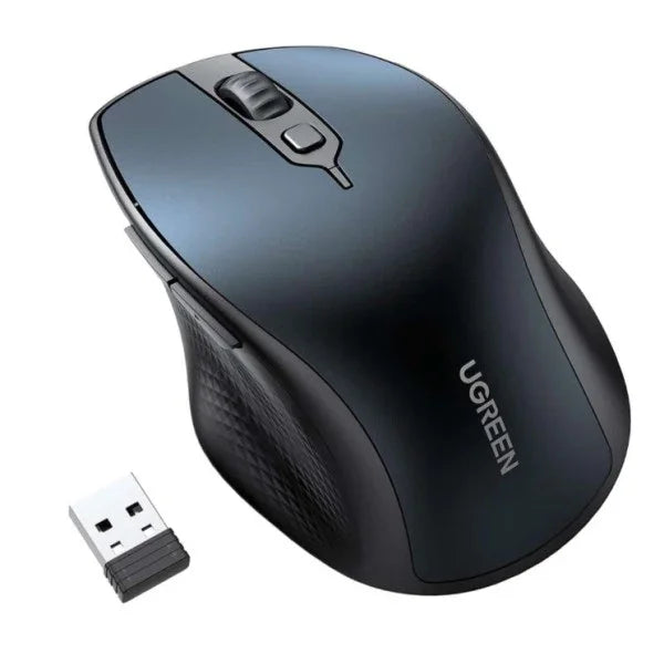 MU101 | UGREEN | Ergonomic Wireless Mouse (Blue) | 15807