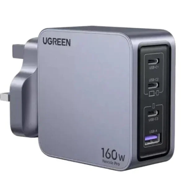 X763 | UGREEN | Nexode Pro 160W 4-Port GaN Fast Charger Set UK25878 | 25878