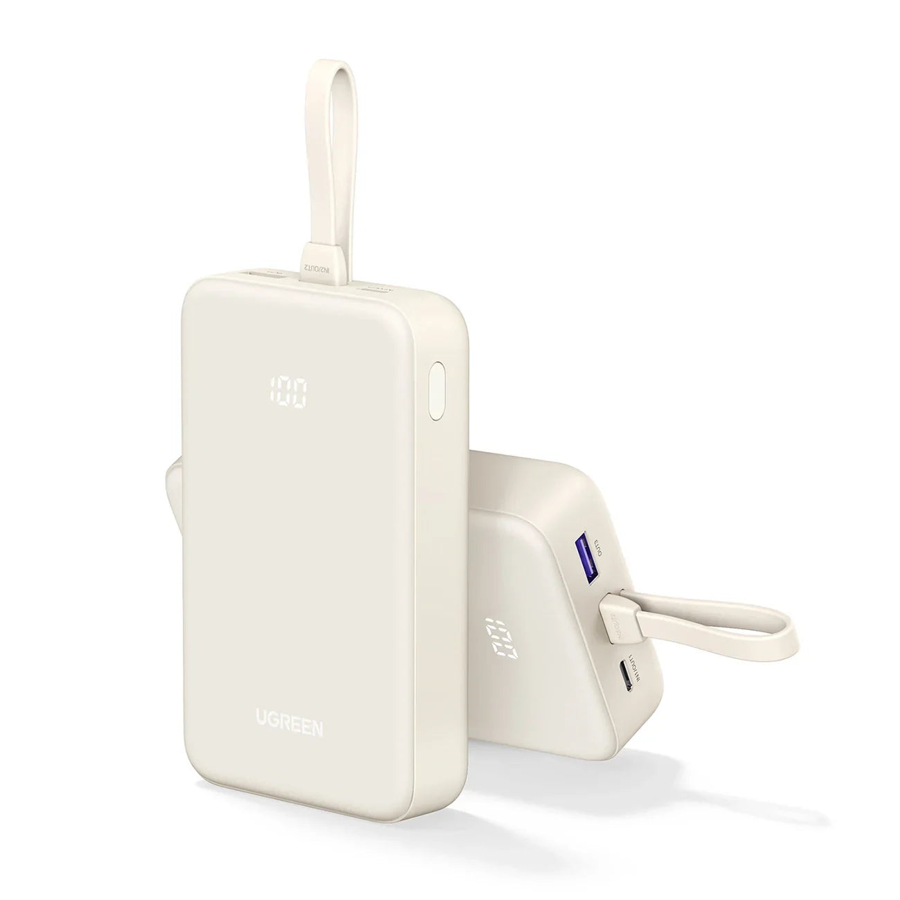PB505 | UGREEN | 20000mAh PB with Built-in Cable35340 | 35340
