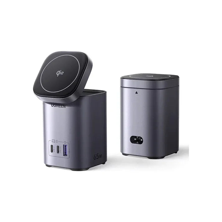 X555 | UGREEN | شاحن سطح مكتب سريع 2 في 1 من GaN بقوة 65 واط، المملكة المتحدة | 55322