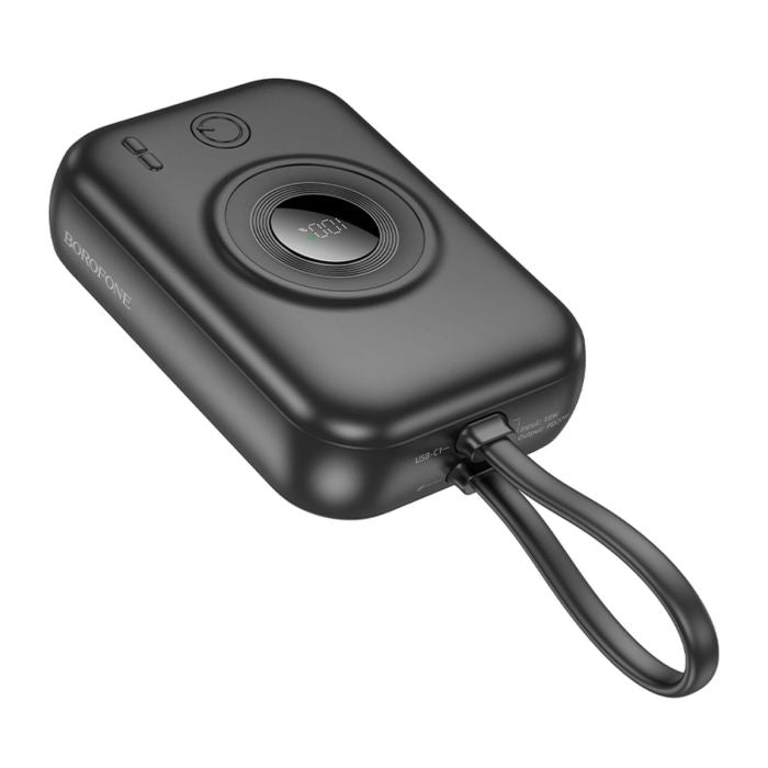 BJ68 | Borofone Energy PD20W Power Bank With Cable | 10000Mah | Black