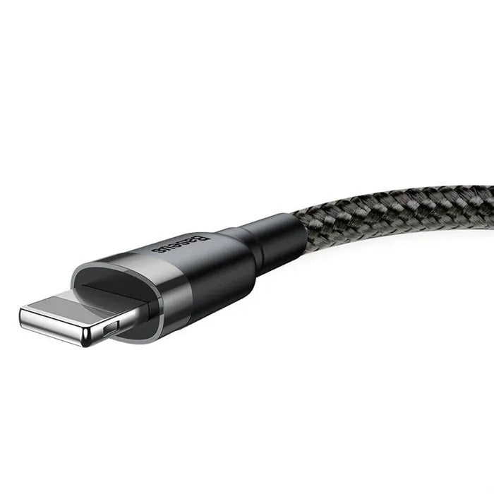 Baseus cafule Cable USB For iP 2A 3m Gray+Black