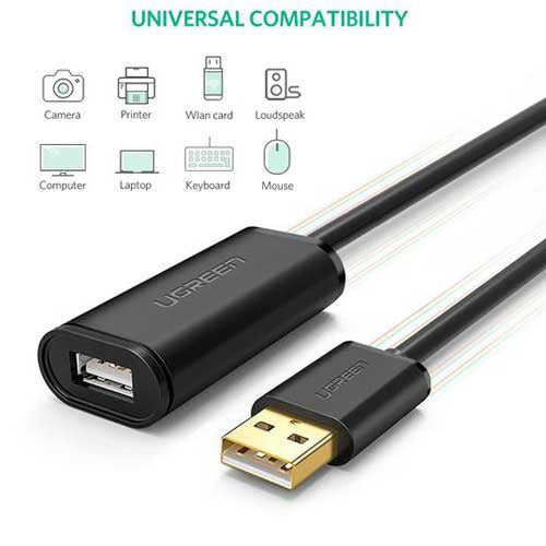 Ugreen USB 2.0 Active Extension Cable 5m