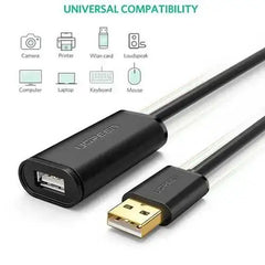 Ugreen USB 2.0 Active Extension Cable 5m - GulfStore.com
