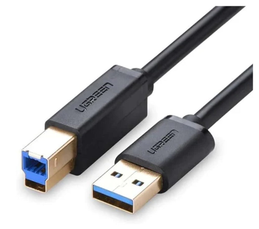 كابل طباعة USB 3.0 AM إلى BM من UGREEN - 2 متر - أسود