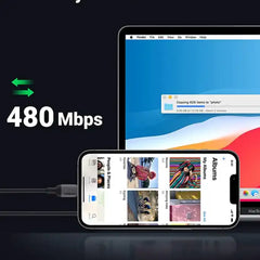 UGreen USB-C to Lightning Silicone Cable 1M - Black - GulfStore.com