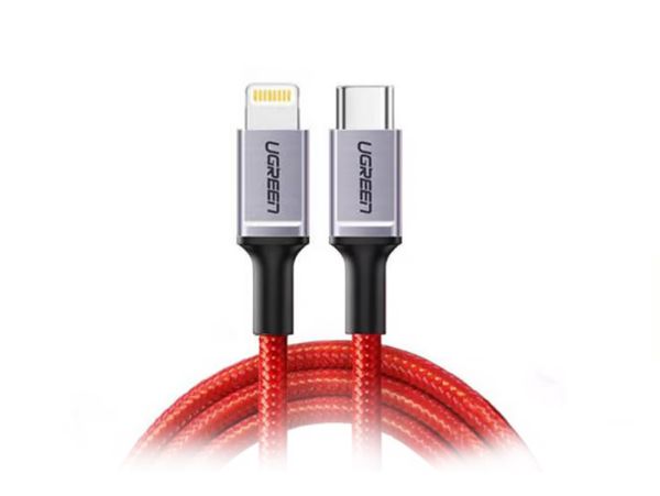 Ugreen USB-C To Lightning Cable 1m - Red