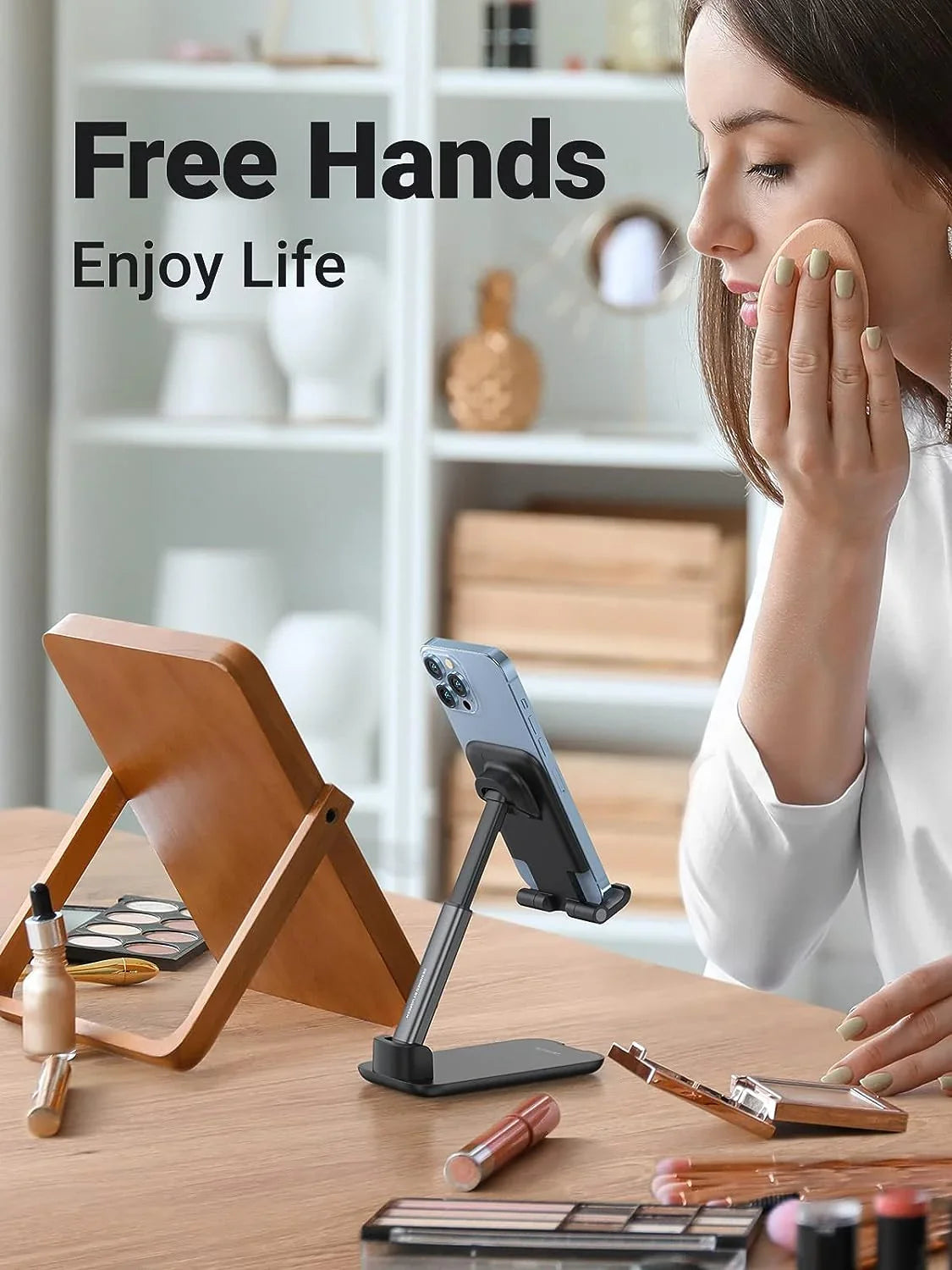 UGreen Height Adjustable Phone Stand - Black
