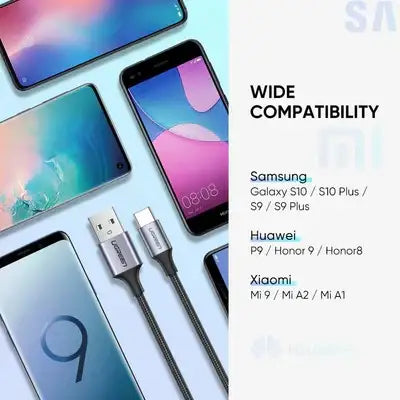 Ugreen USB-A to USB-C Quick Charging Cable - GulfStore.com