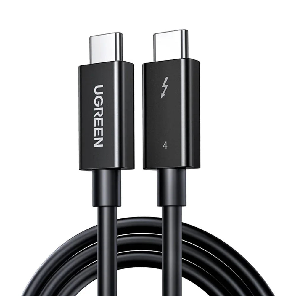 US501 | UGREEN | كابل USB-C إلى USB-C Thunderbolt 4 بطول 0.8 متر (أسود)US501 | 30389
