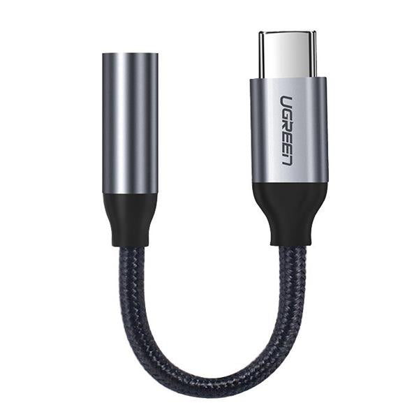 UGreen USB-C  To 3.5 MM Female Cable 10 Cm - Gray