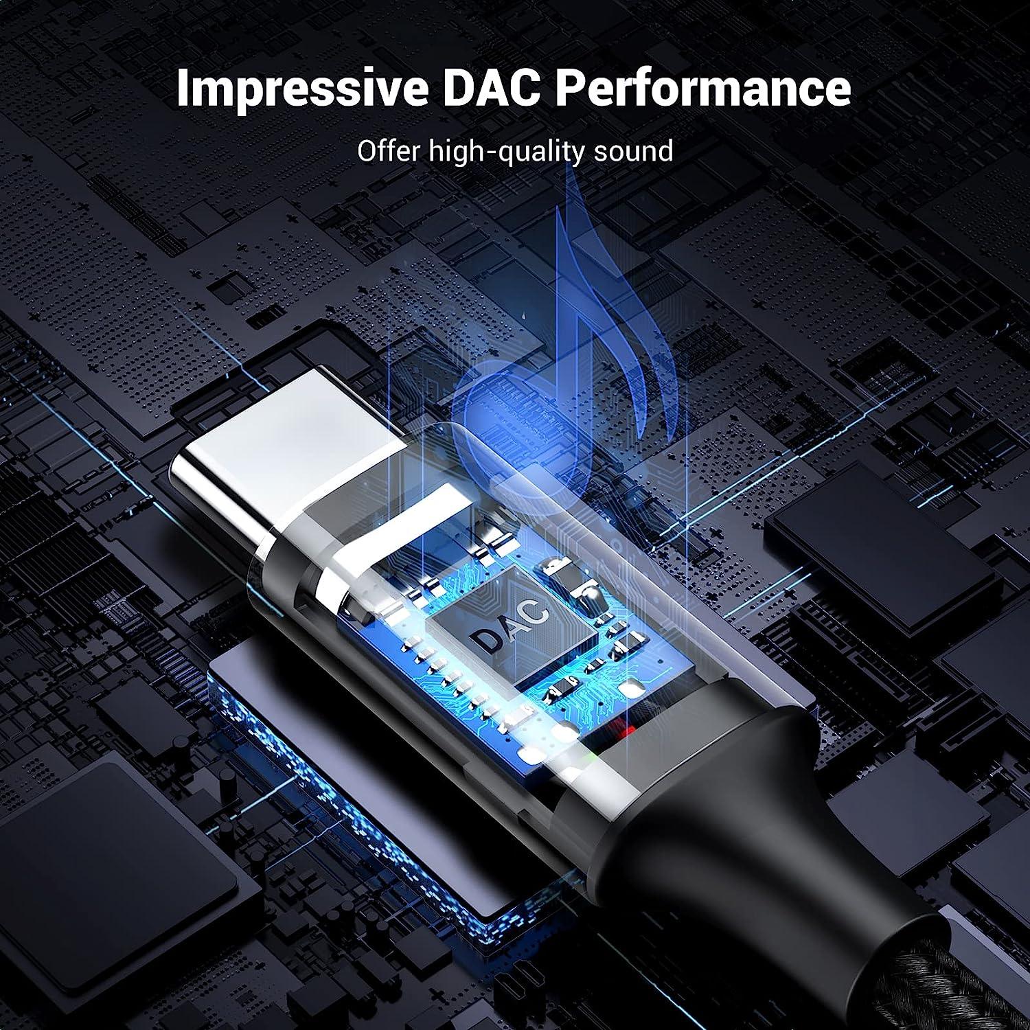 كابل ستيريو USB C إلى 3.5 مم من UGreen