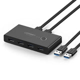 US216 | UGREEN | 2 In 4 Out USB 3.0 Sharing Switch Box | 30768