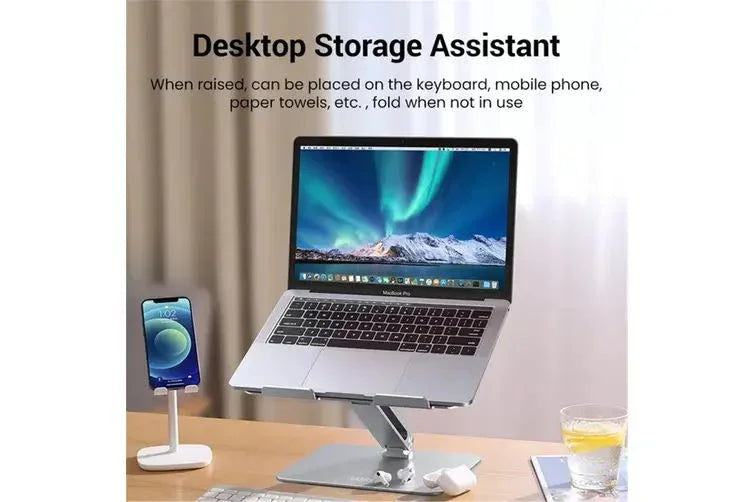 UGreen Laptop Stand Ergonomic Height Angle Adjustable  - Silver