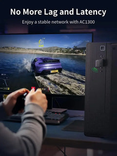 UGreen AC1300 USB WiFi Adapter - GulfStore.com