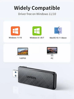 UGreen AC1300 USB WiFi Adapter - GulfStore.com