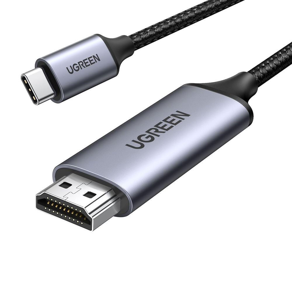MM142 | UGREEN | USB-C to HDMI Male to Male Cable Aluminum Shell 1.5m (Gray Black) | 50570