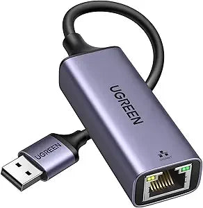 CM209 | UGREEN | USB to RJ45 Ethernet Adapter Aluminum Case (Space Gray) | 50922