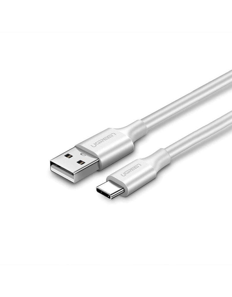 كابل يوجرين USB-C M إلى USB 2.0 AM – 1 متر – أبيض