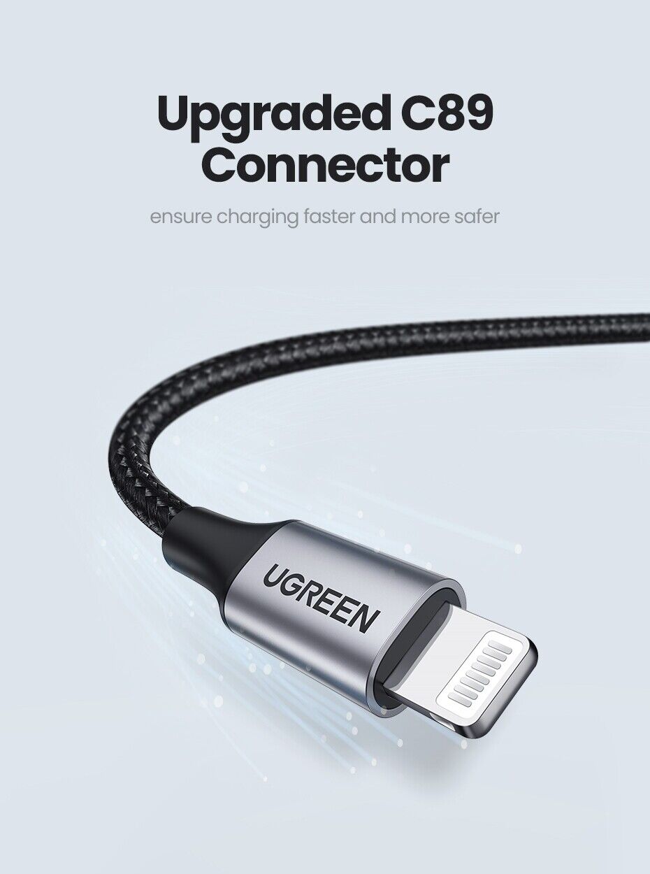 UGreen Armored USB A to Apple Lightning Cable