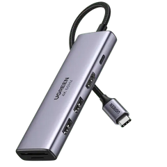 Ugreen 6-In-1 USB C To USB Hubs - Grey - GulfStore.com