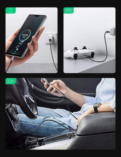UGreen USB-A To Type-C Cable 3m - Black - GulfStore.com