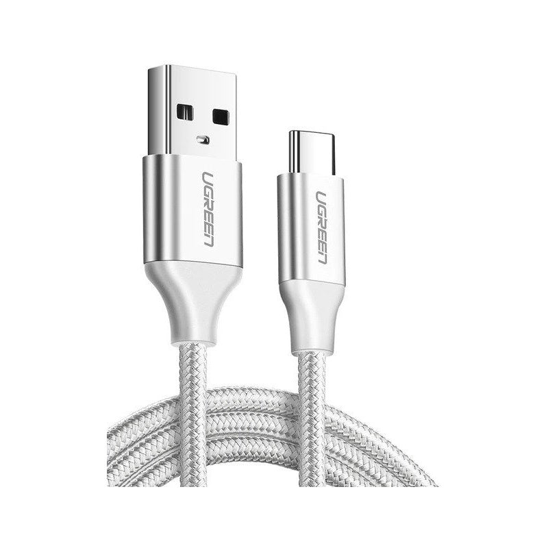 UGreen USB Type-C Cable Nylon Braided 3M - White