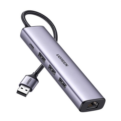UGreen 5IN1 USB-A 3X USB 3.0 + RJ45 + USB-C ADAPTERRE