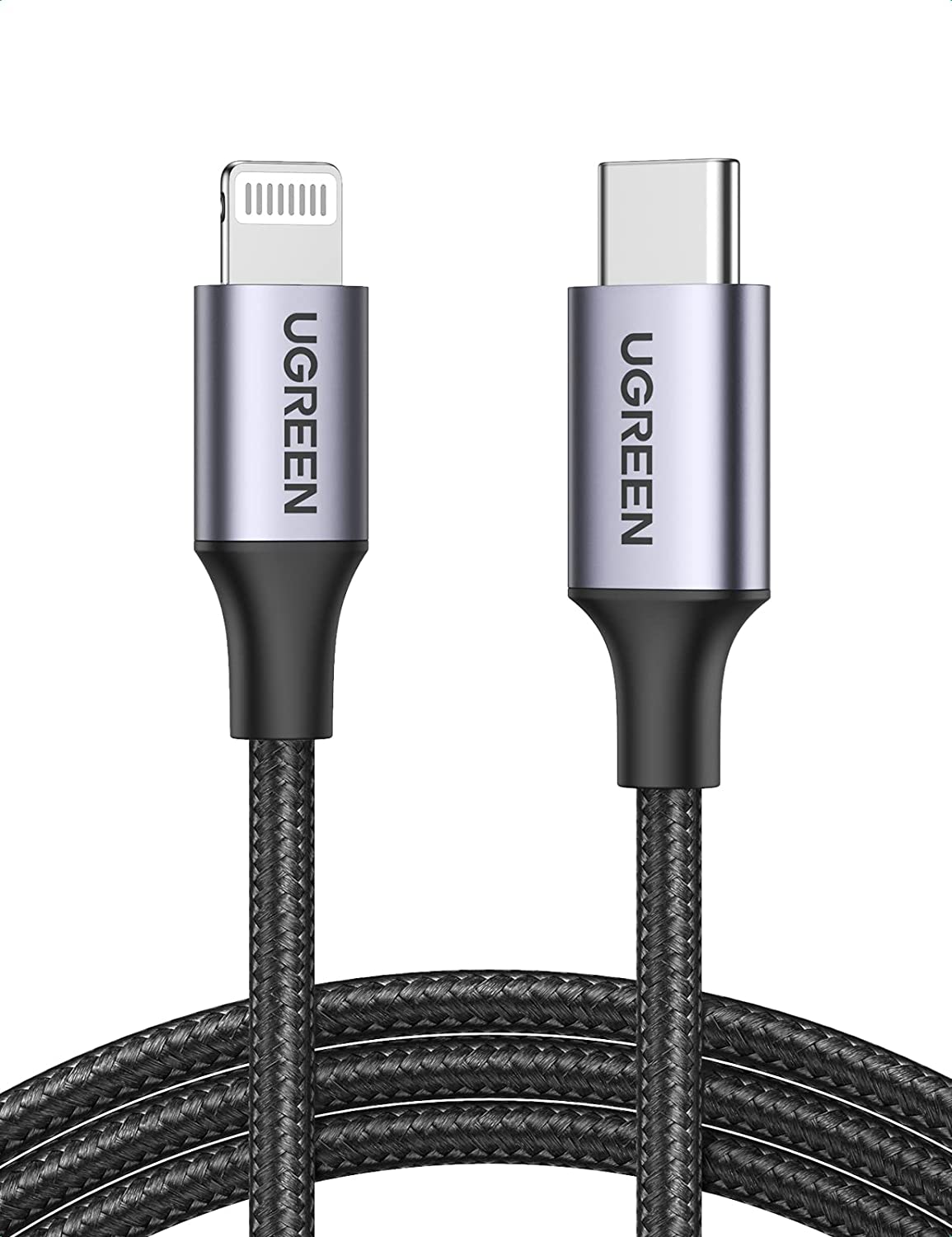 UGreen Cable USB-C To Lightning 1m - Black
