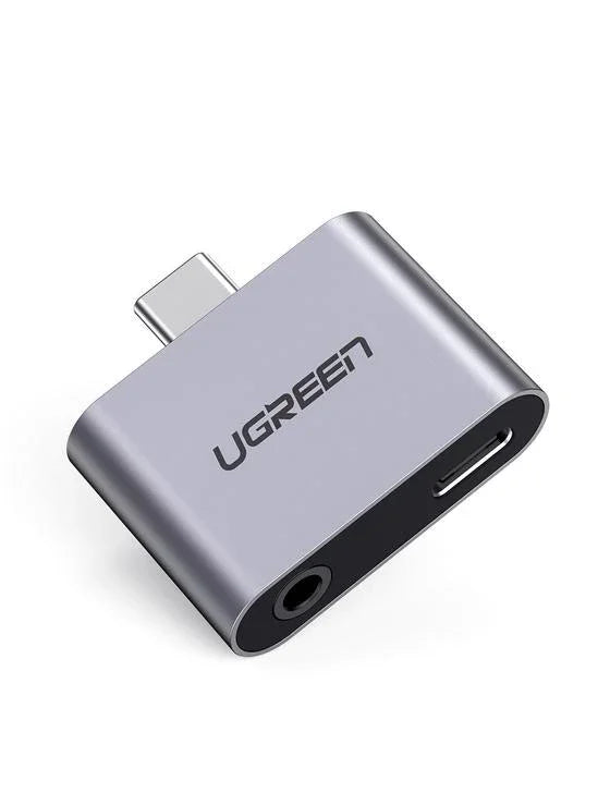 UGREEN Converter USB C to 3.5mm Headphone and Charger Adapter Type C