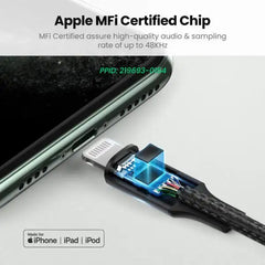 Ugreen MFi Lightning to 3.5mm Aux Cable for iPhone 2m - GulfStore.com