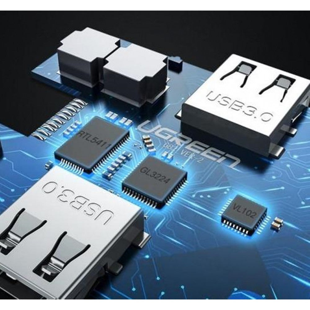 UGreen USB-C 6 in 1 Hub (HDMI + 3 * USB 3.0 + 3.5mm AUX + USB-C PD Port