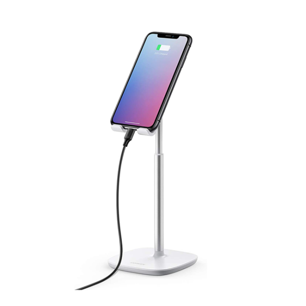 UGreen Adjustable Desktop Cell Phone Stand - Silver