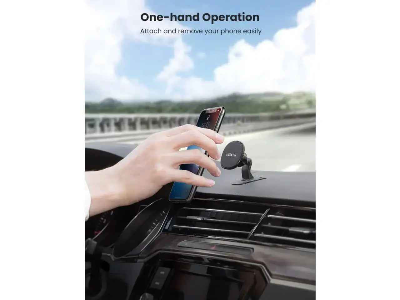 UGreen MAGNETIC PHONE HOLDER FOR CAR - GulfStore.com