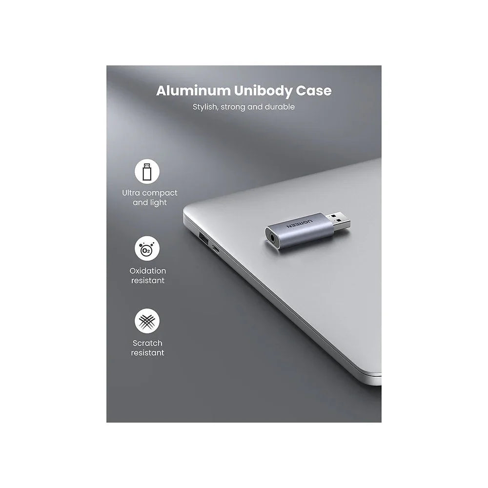 UGreen Sound Card Adapter USB to 3.5mm