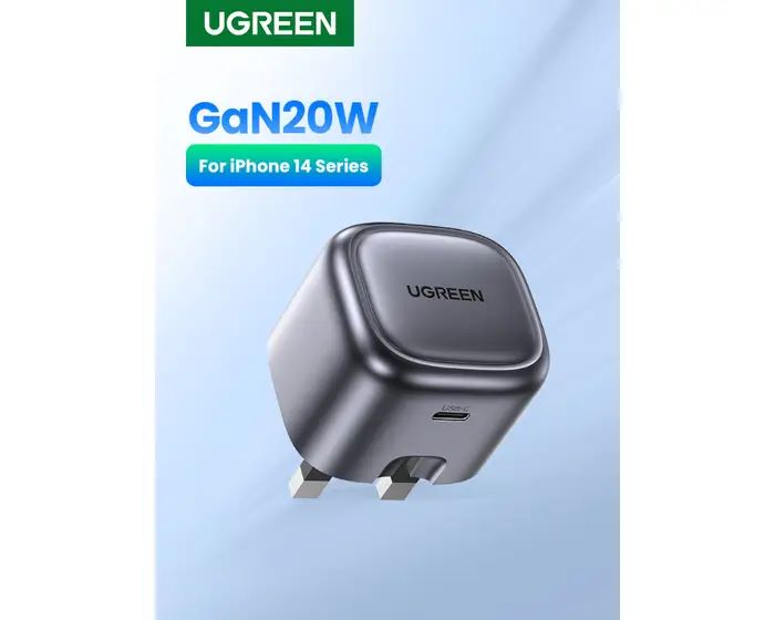UGreen 20W Nexode Foldable GaN Fast USB C Plug Charger