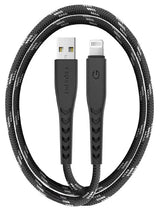 CBL-NF-BLK150 | ENERGEA Nyloflex | Cable Charge And Sync Tough Lightning C89 Mfi | 1.5M | Black - GulfStore.com