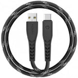 CBL-NFAC5U-BLK150 | ENERGEA Nyloflex | USB2.0 USB-A To USB-C 5A Universal Cable | 1.5M | Black - GulfStore.com