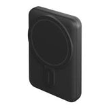 MP-lite10K-BLK | إنيرجيا ماجباك لايث | باور بانك مغناطيسي نحيف جداً للشحن اللاسلكي السريع بسعة 10000 ميلي أمبير ومنفذ USB-C PD20W مع مسند فيديو مدمج | أسود